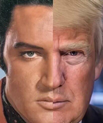 Trump anket yaptı: Elvis Presley’e benziyor mu?